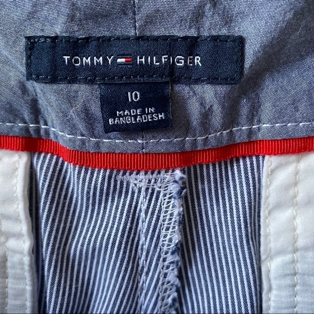 Tommy Hilfiger Pinstripe Chino Short Blue 10 - Picture 6 of 8